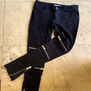Anine  bing black  biker suede pants xs excellent condition